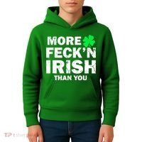 More Feck'n Irish Than You Funny Kids Hoodie thumb 4