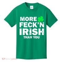 More Feck'n Irish Than You Funny Kids T-Shirt thumb 0