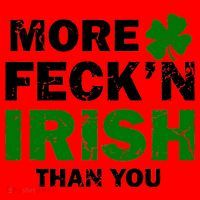 More Feck'n Irish Than You Funny Santa Hat thumb 1