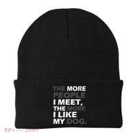 More People I Meet Like My Dog Beanie thumb 0