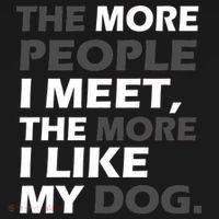 More People I Meet Like My Dog Ornament thumb 1