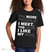 More People I Meet Like My Dog Kids T-Shirt thumb 2