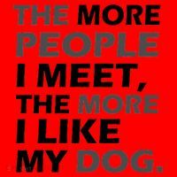 More People I Meet Like My Dog Santa Hat thumb 1