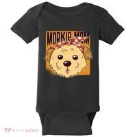 Morkie Mom Baby Bodysuit thumb 0