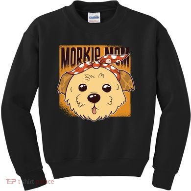 Morkie Mom Kids Sweatshirt