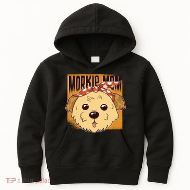 Morkie Mom Kids Hoodie