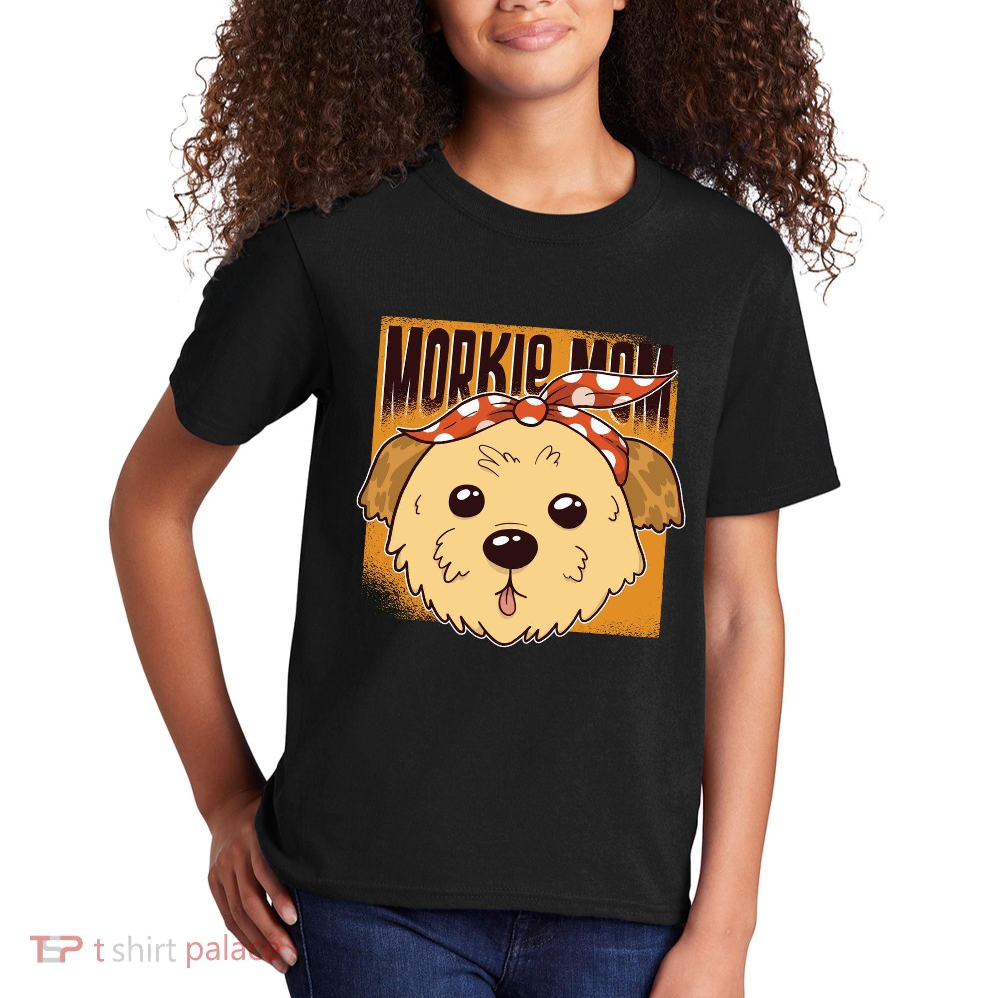Morkie Mom Kids T-Shirt