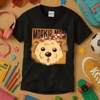 Morkie Mom Kids T-Shirt thumb 3