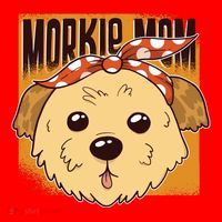 Morkie Mom Santa Hat thumb 1