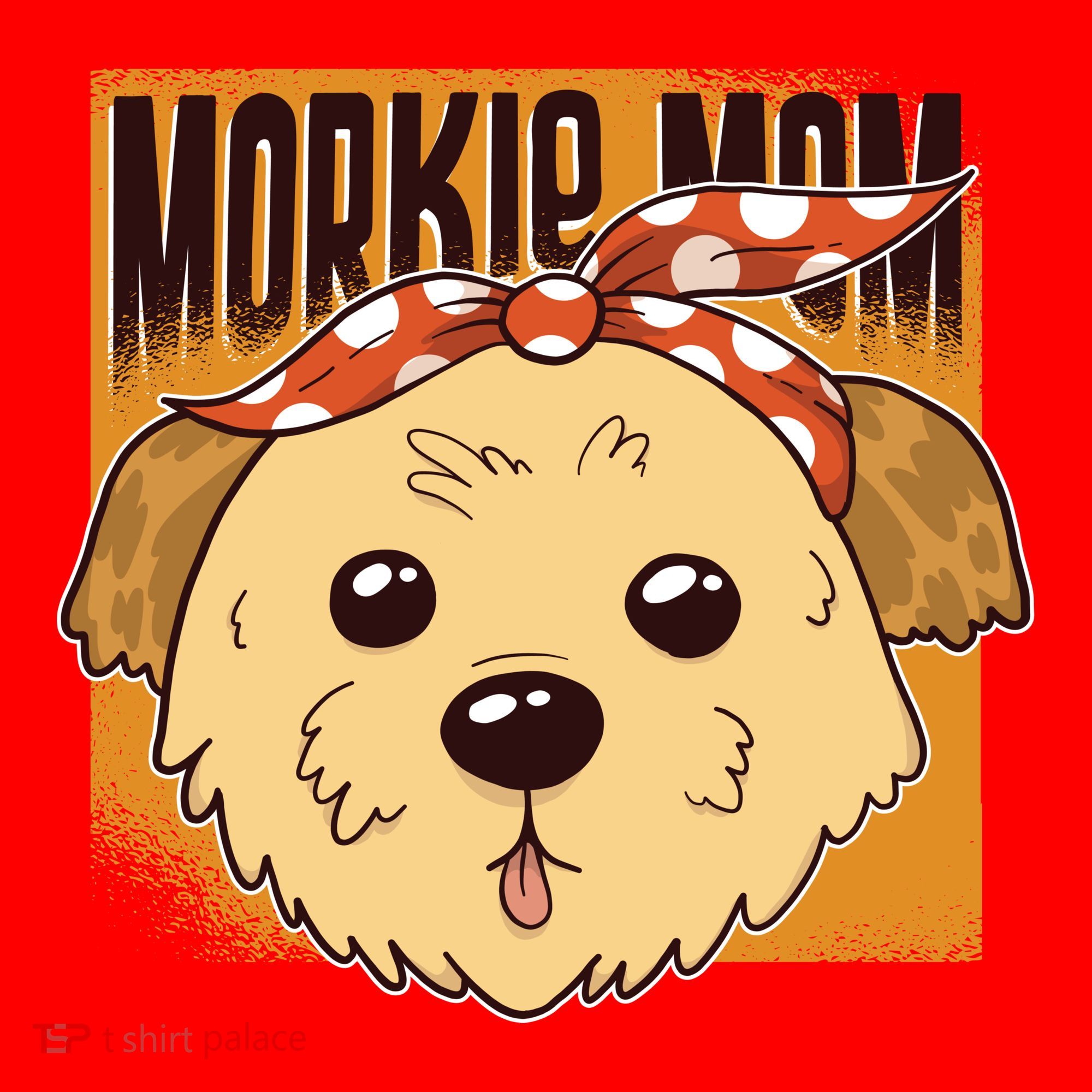 Morkie Mom Santa Hat