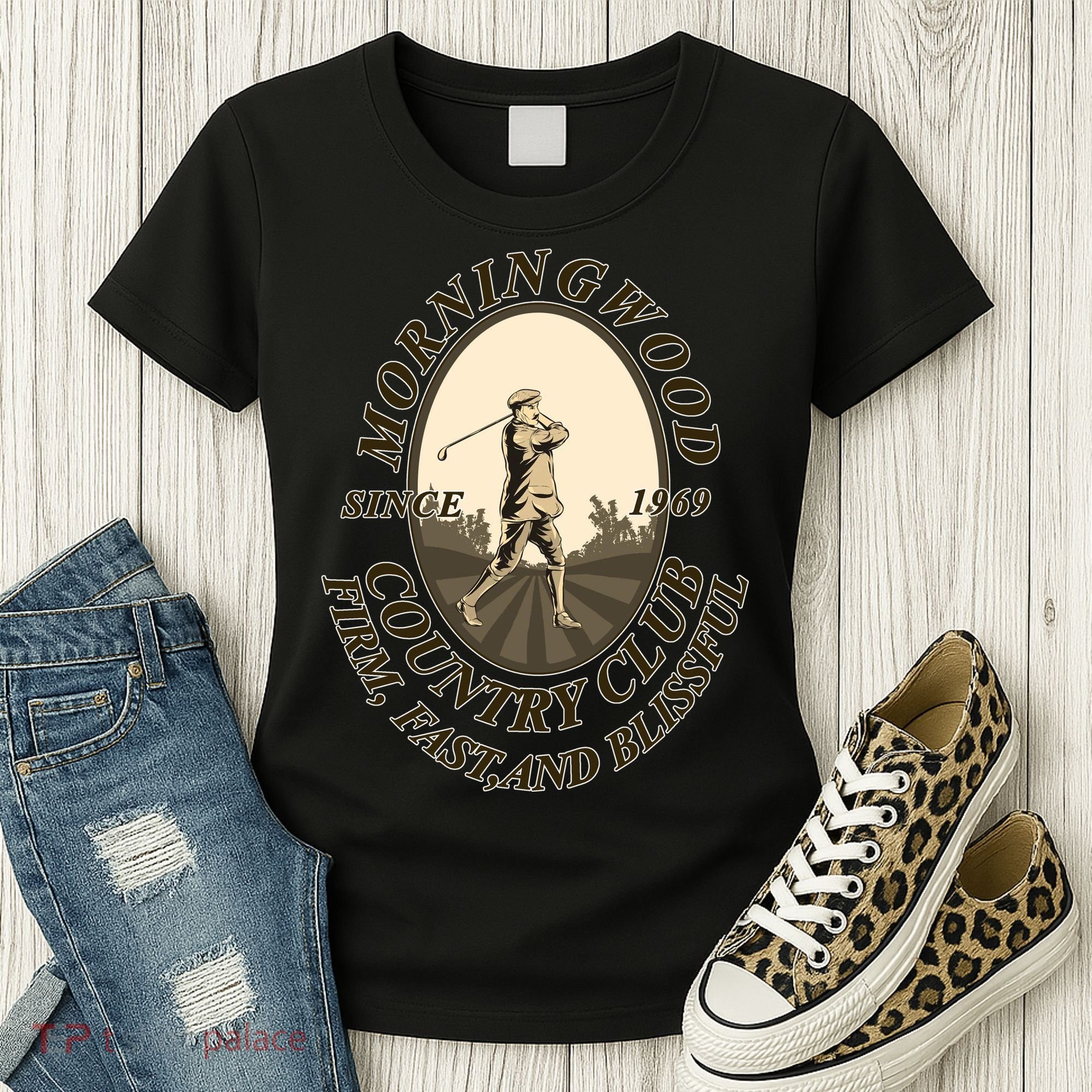 Morningwood Country Club Classic Golf Women's T-Shirt