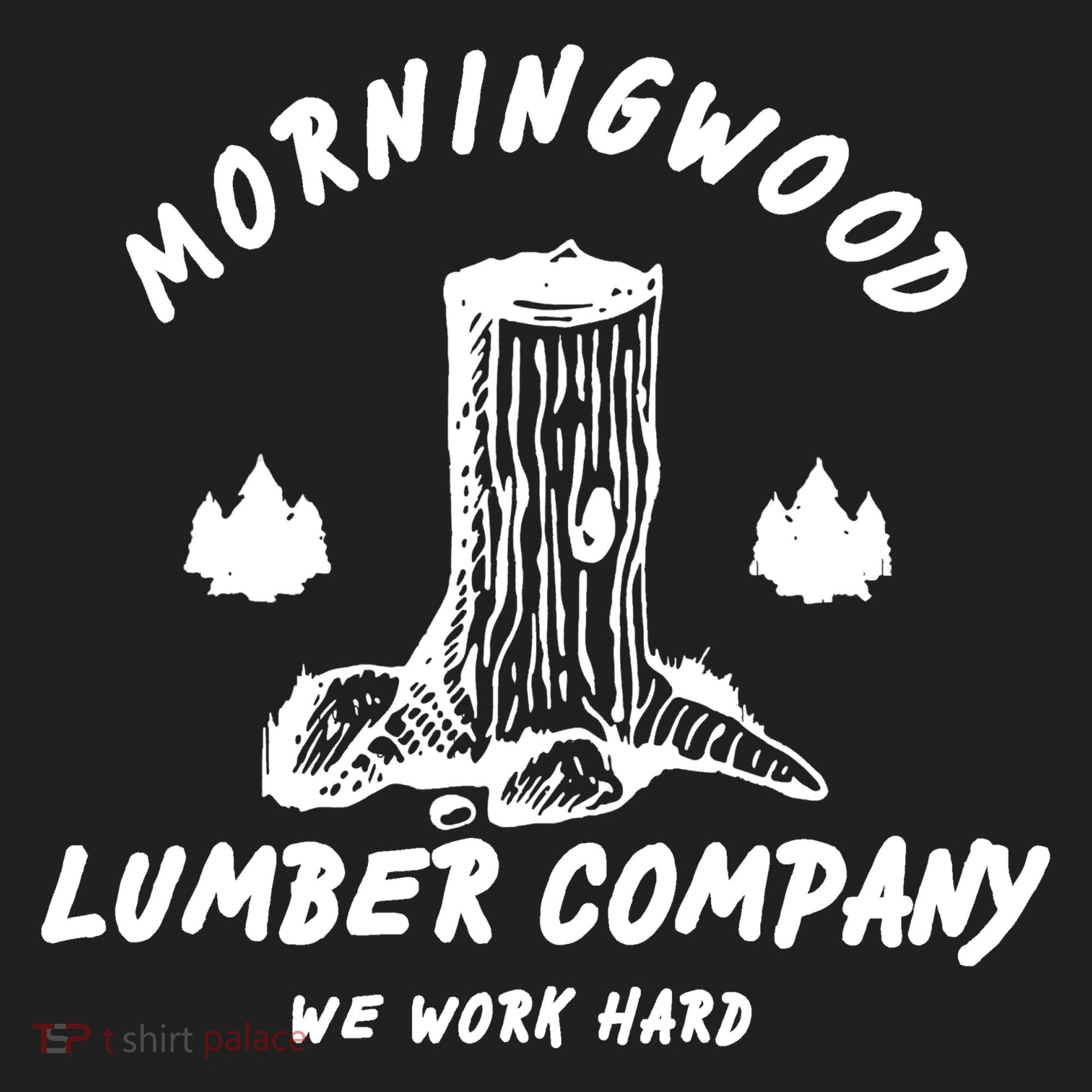 Morningwood Lumber Company We Work Hard Women's Sweatshirt