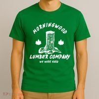 Morningwood Lumber Company We Work Hard T-Shirt thumb 3