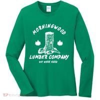 Morningwood Lumber Company We Work Hard Women's Long Sleeve Shirt thumb 0