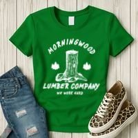 Morningwood Lumber Company We Work Hard Women's T-Shirt thumb 3
