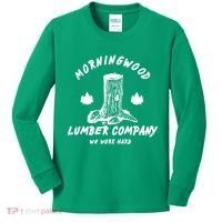 Morningwood Lumber Company We Work Hard Kids Long Sleeve Shirt thumb 0