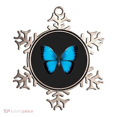 Morpho Butterfly Close Up 3D Ornament