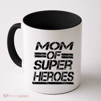 Mom Of Super Heroes For Super Awesome Mom Meaningful Gift Coffee Mug thumb 0