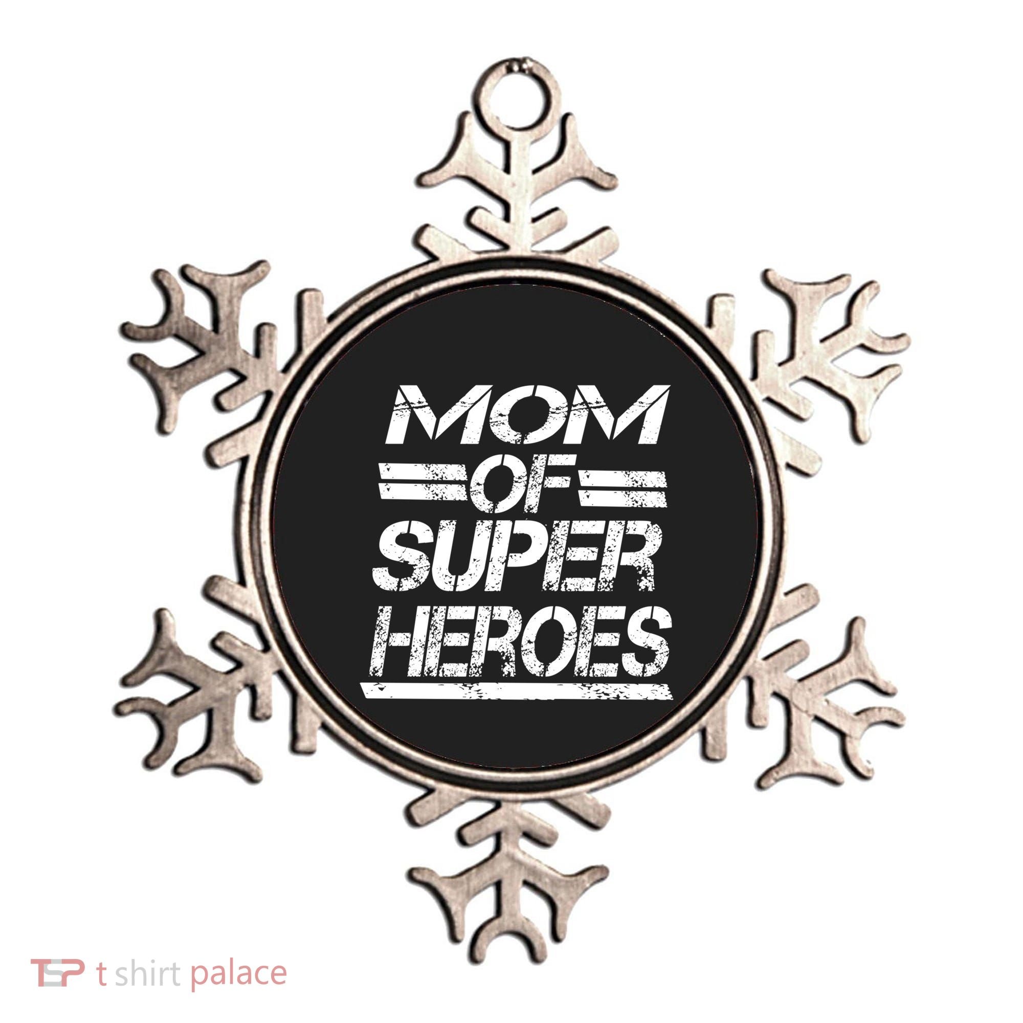 Mom Of Super Heroes For Super Awesome Mom Meaningful Gift Ornament