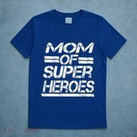Mom Of Super Heroes For Super Awesome Mom Meaningful Gift T-Shirt thumb 5