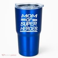 Mom Of Super Heroes For Super Awesome Mom Meaningful Gift Tumbler thumb 0