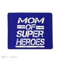 Mom Of Super Heroes For Super Awesome Mom Meaningful Gift Mousepad thumb 0