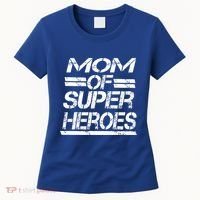 Mom Of Super Heroes For Super Awesome Mom Meaningful Gift Women's T-Shirt thumb 0
