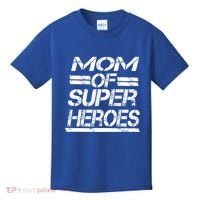 Mom Of Super Heroes For Super Awesome Mom Meaningful Gift Kids T-Shirt thumb 0