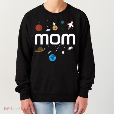Mom Outer Space Birthday Party Gift Women's Sweatshirt