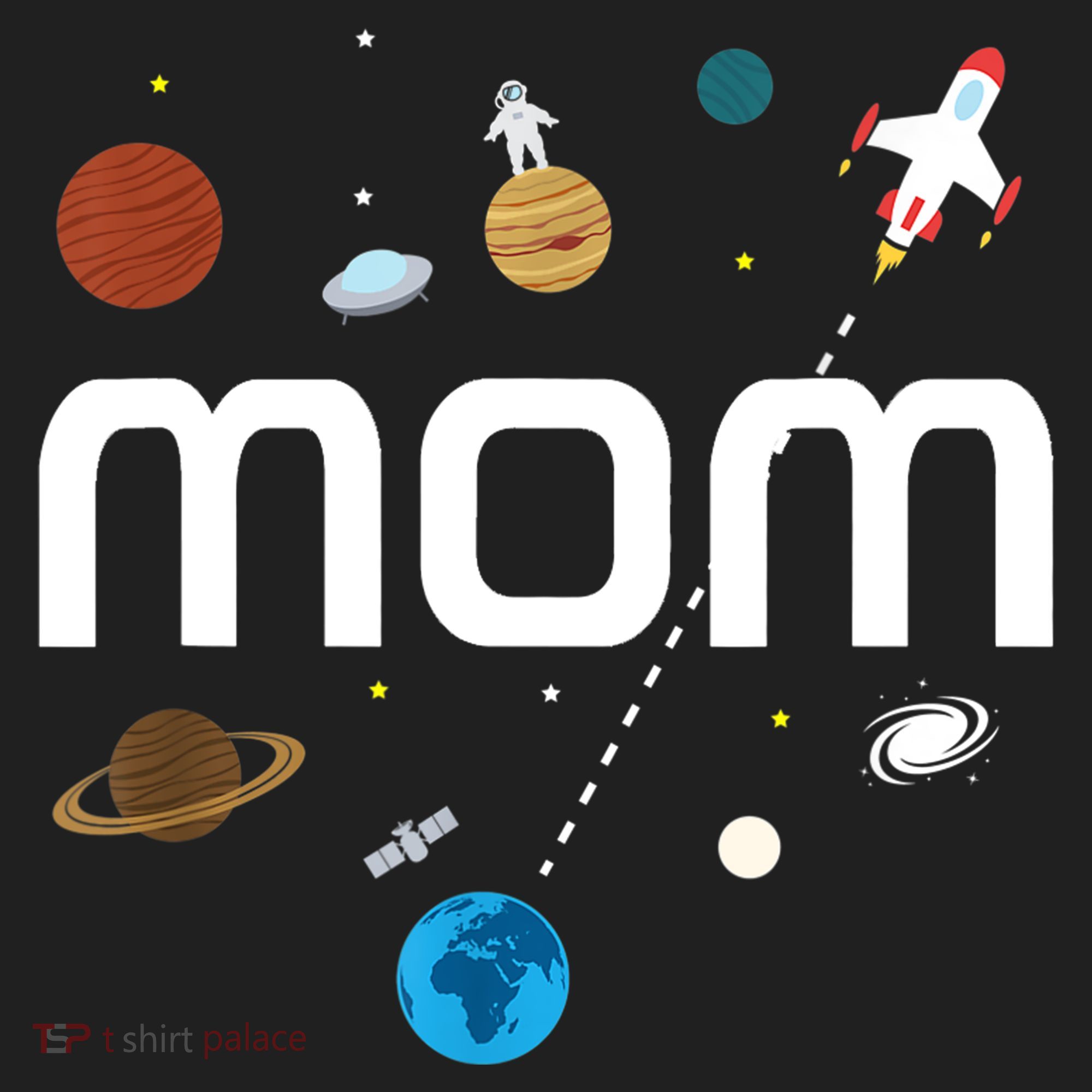 Mom Outer Space Birthday Party Gift Women's Sweatshirt