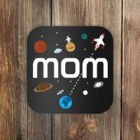 Mom Outer Space Birthday Party Gift Coaster thumb 0