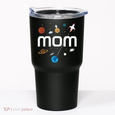 Mom Outer Space Birthday Party Gift Tumbler