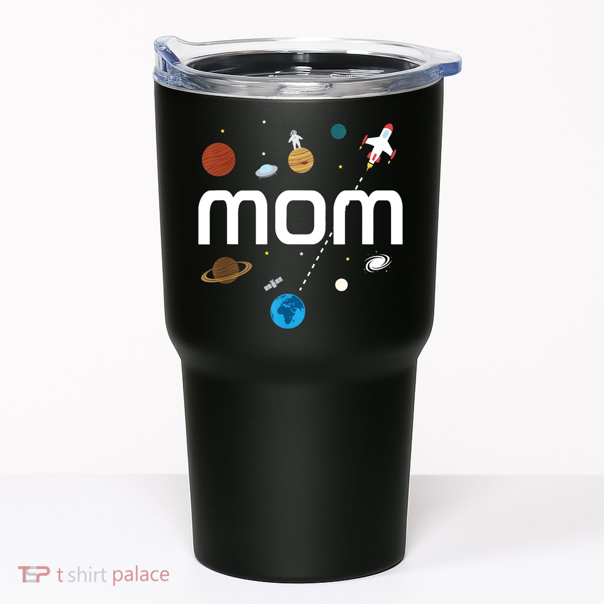 Mom Outer Space Birthday Party Gift Tumbler