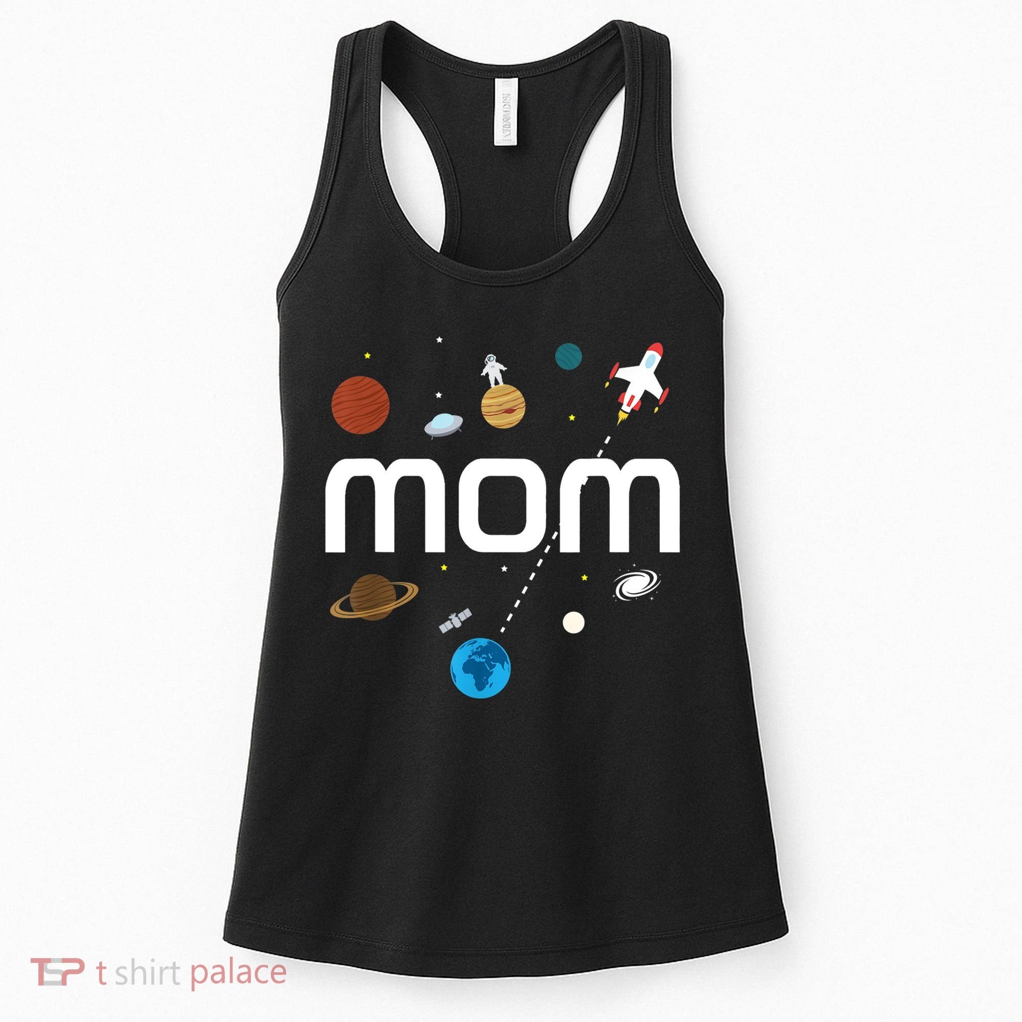 Mom Outer Space Birthday Party Gift Women's Tank Top
