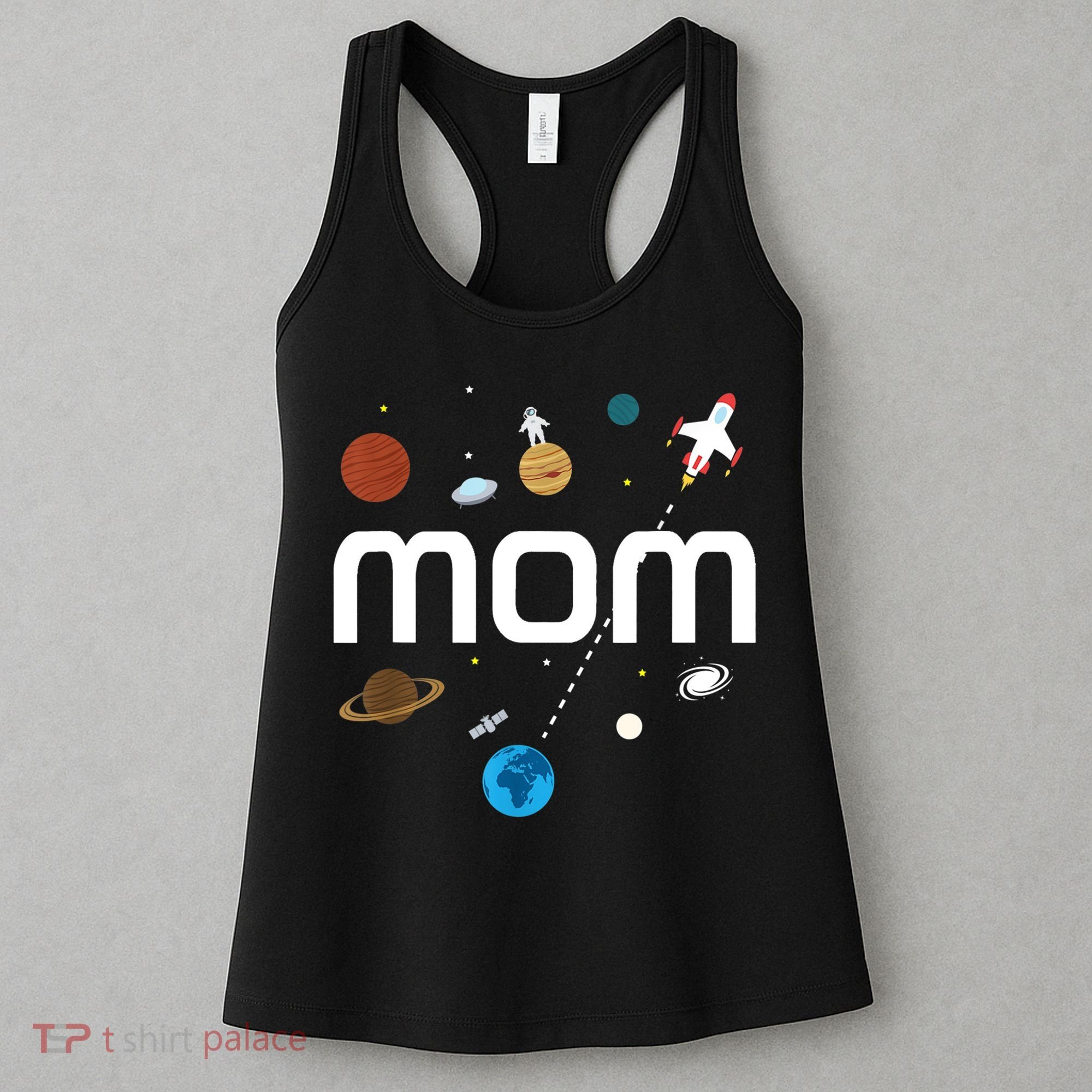 Mom Outer Space Birthday Party Gift Women's Tank Top