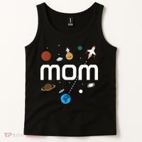 Mom Outer Space Birthday Party Gift Tank Top thumb 2