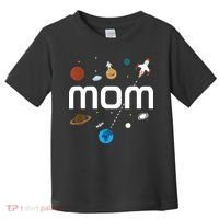 Mom Outer Space Birthday Party Gift Toddler T-Shirt thumb 0