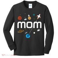 Mom Outer Space Birthday Party Gift Kids Long Sleeve Shirt thumb 0