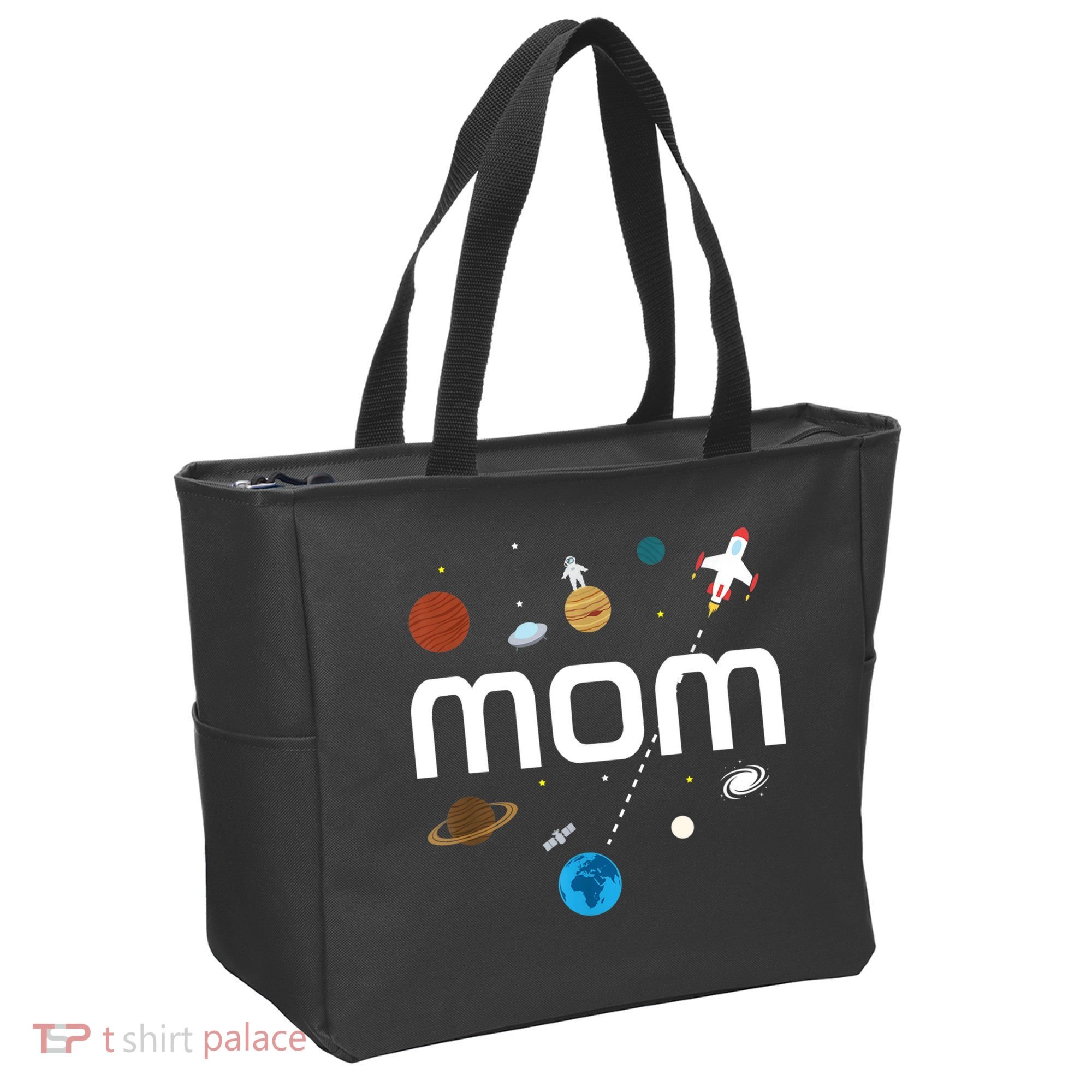 Mom Outer Space Birthday Party Gift Tote Bag
