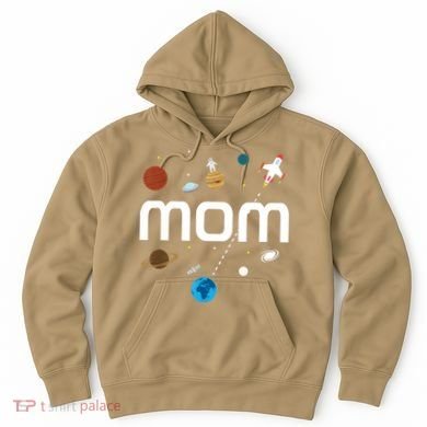 Mom Outer Space Birthday Party Gift Hoodie
