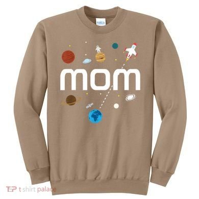 Mom Outer Space Birthday Party Gift Sweatshirt