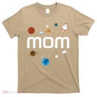 Mom Outer Space Birthday Party Gift T-Shirt thumb 0