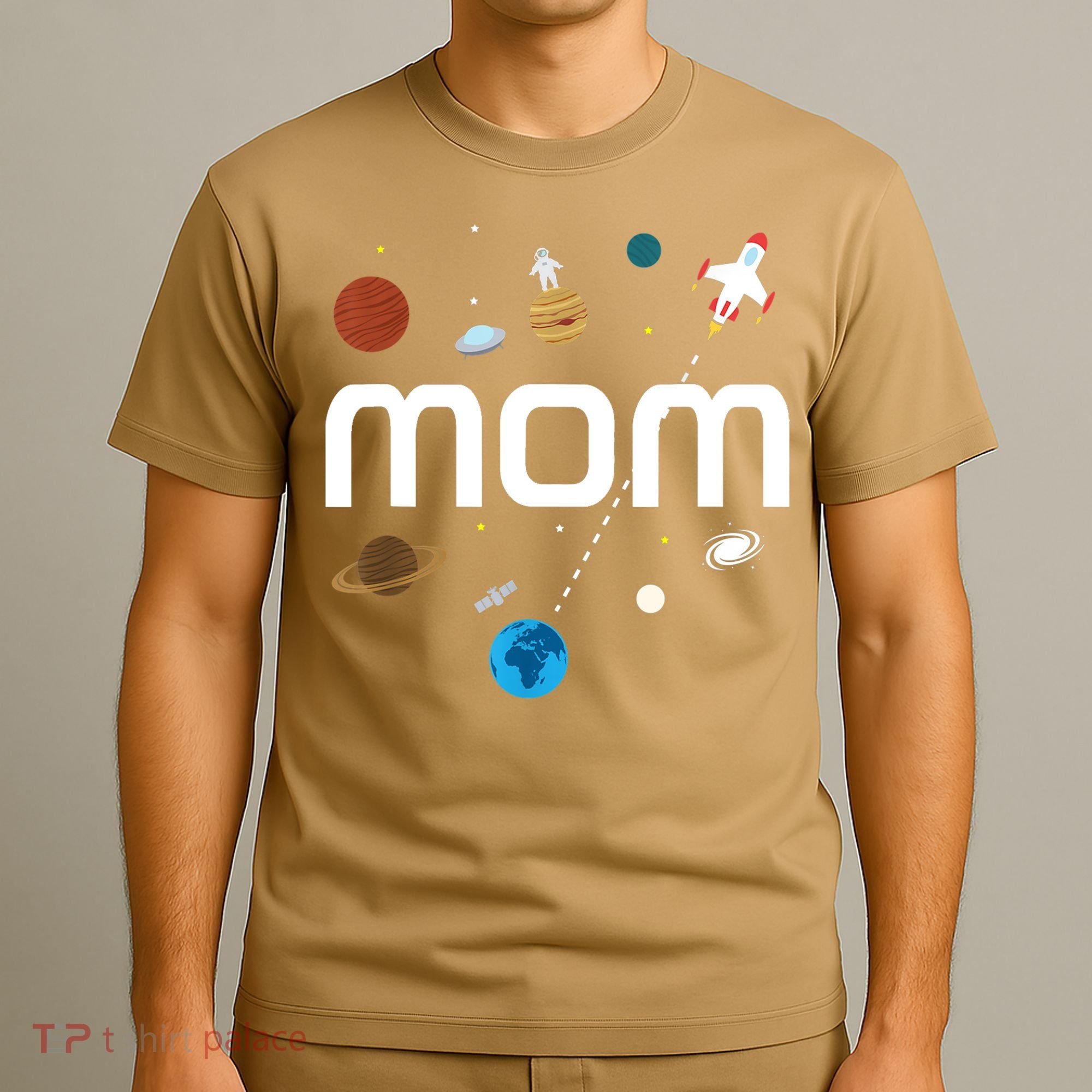 Mom Outer Space Birthday Party Gift T-Shirt