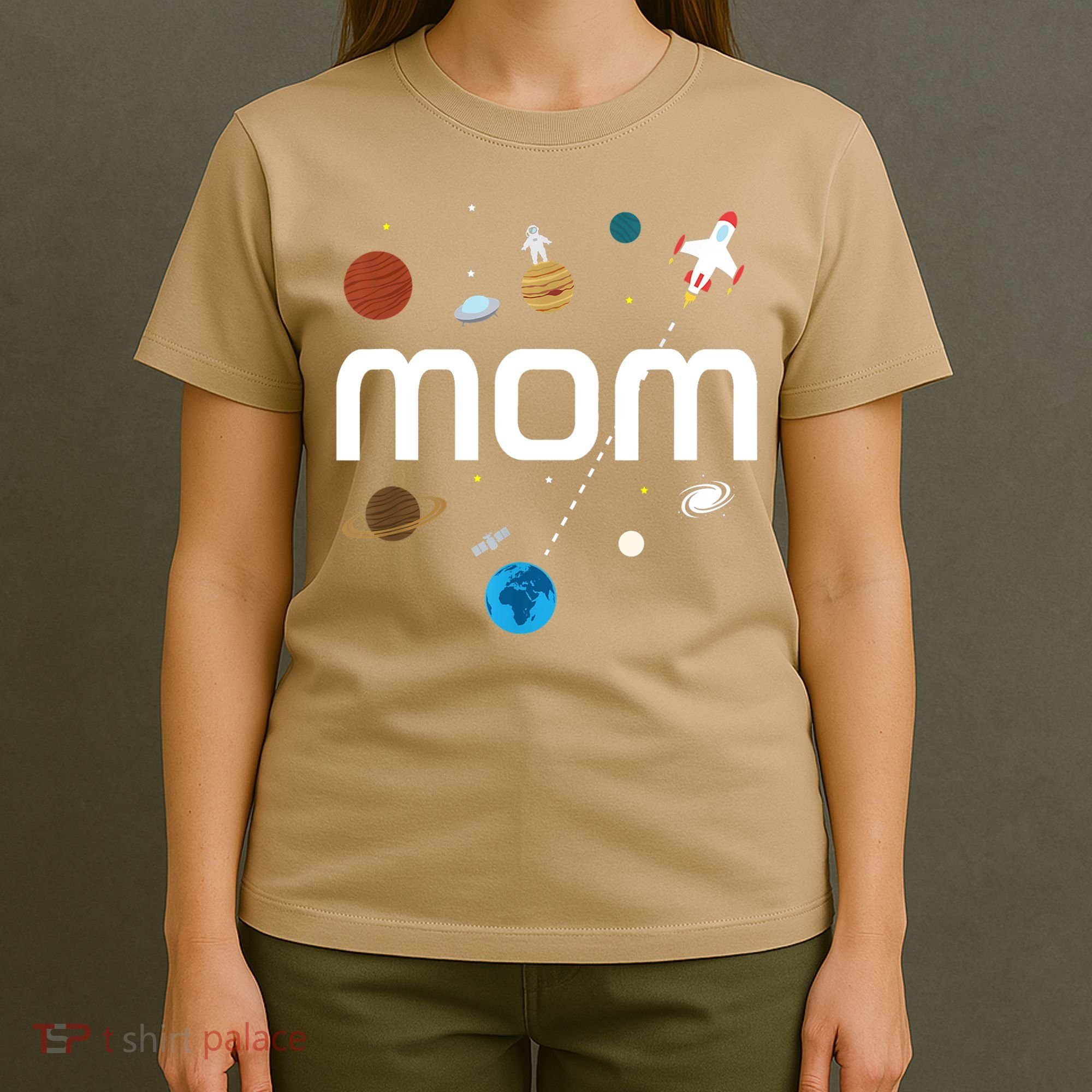 Mom Outer Space Birthday Party Gift T-Shirt