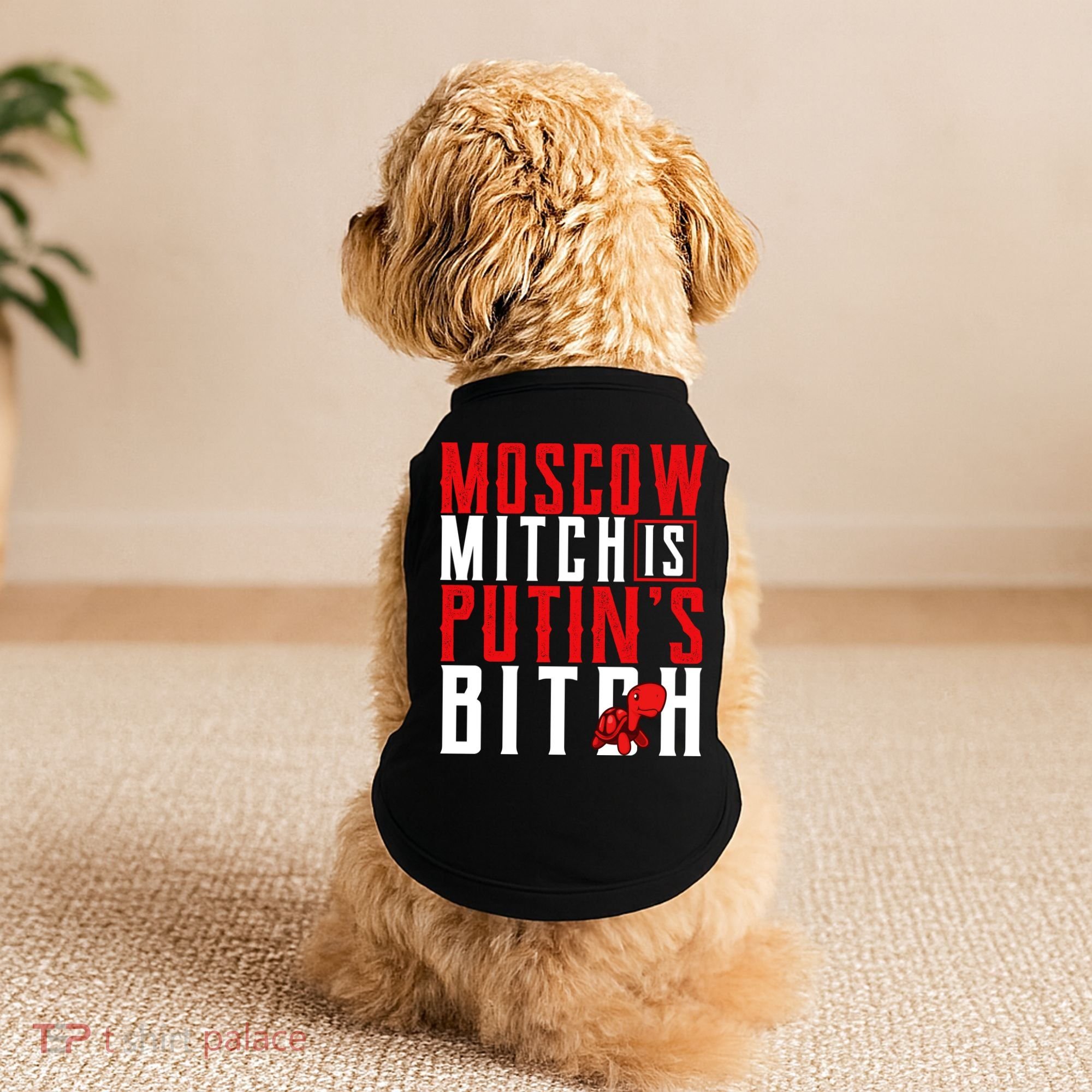 Moscow Mitch Is Putins B*tch Turtle Doggie Tank