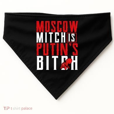 Moscow Mitch Is Putins B*tch Turtle USA-Made Doggie Bandana