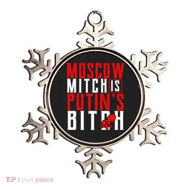 Moscow Mitch Is Putins B*tch Turtle Ornament