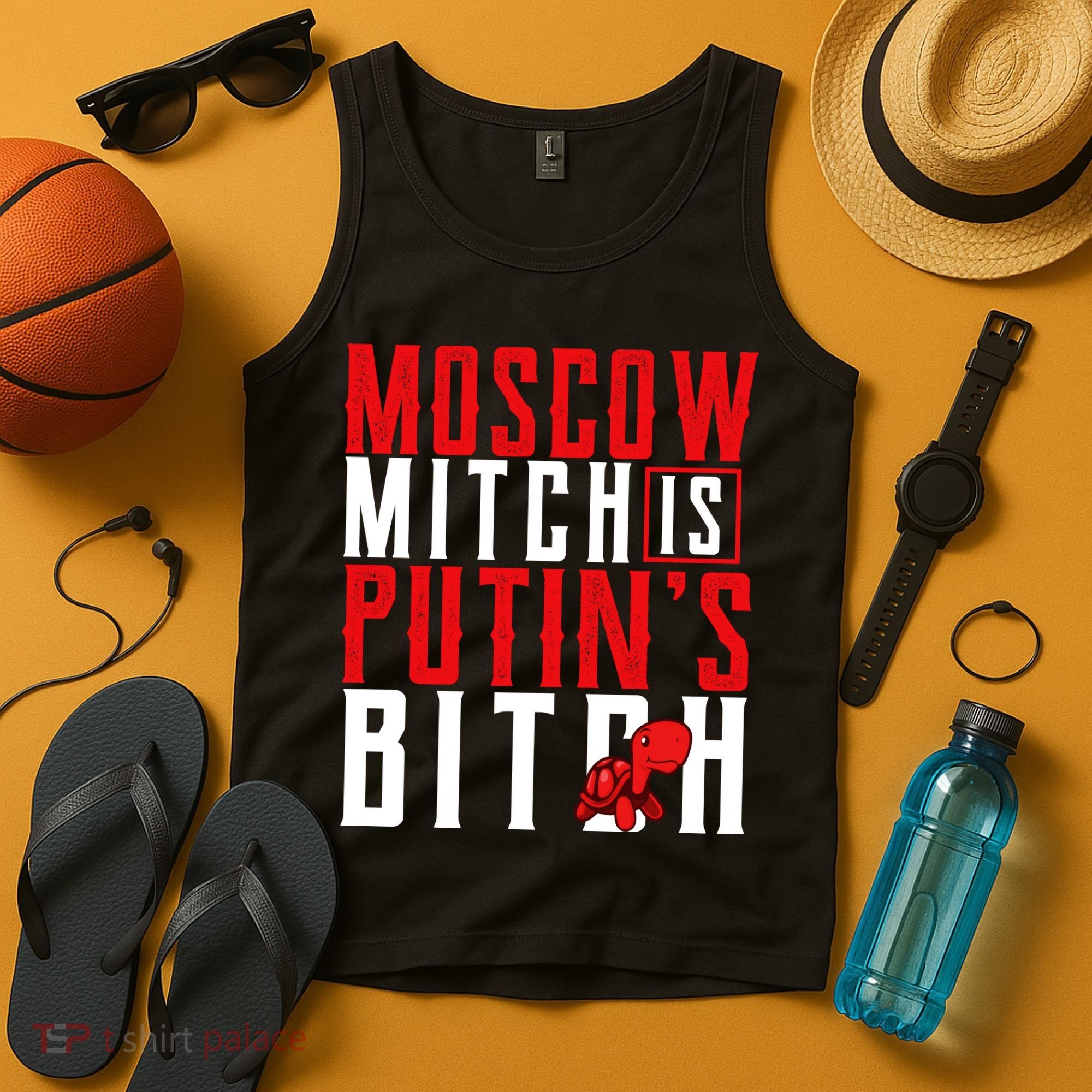 Moscow Mitch Is Putins B*tch Turtle Tank Top