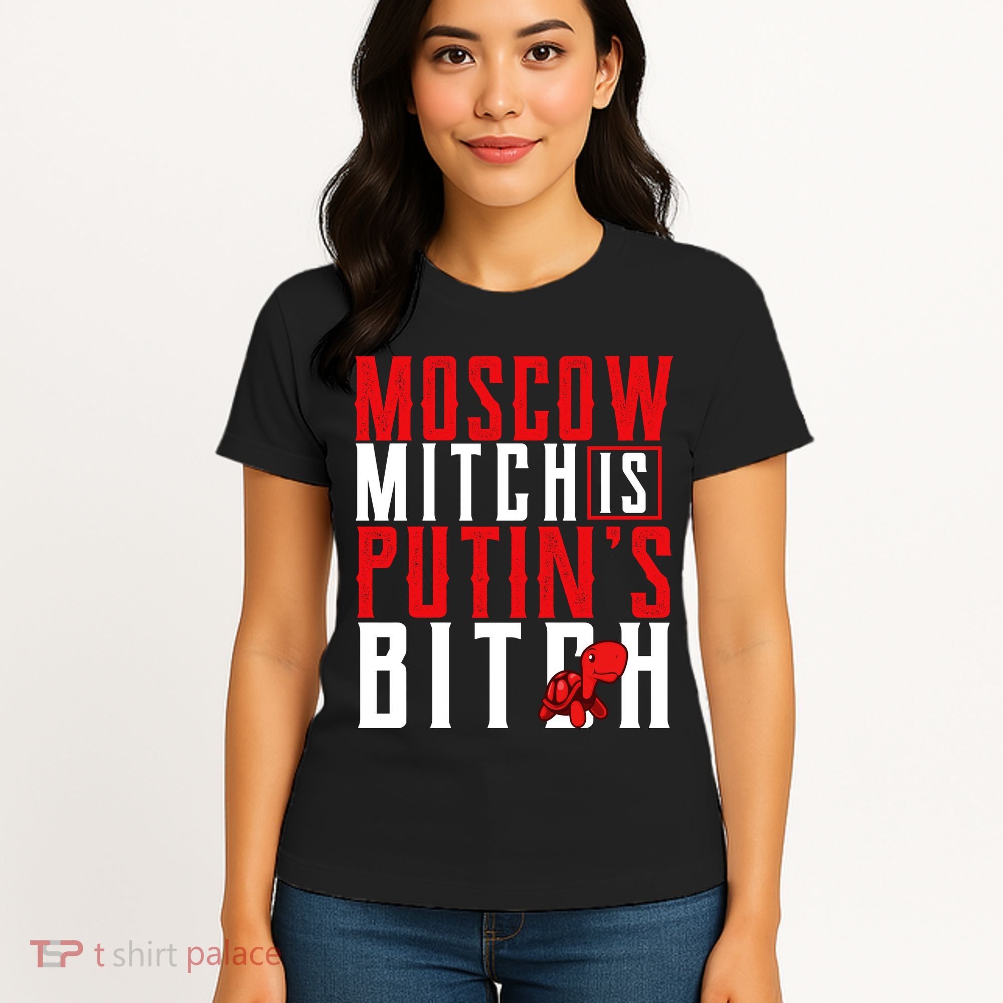 Moscow Mitch Is Putins B*tch Turtle Women's T-Shirt