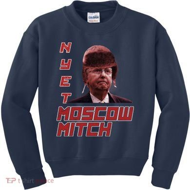 Moscow Mitch McConnell Nyet Kids Sweatshirt
